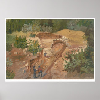 Póster Minería de oro (0139B)