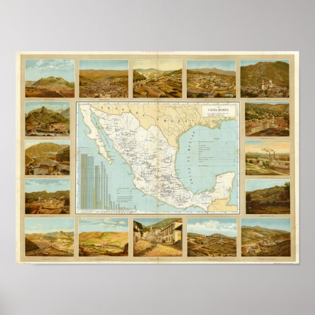 Póster Minería en México (Frente)