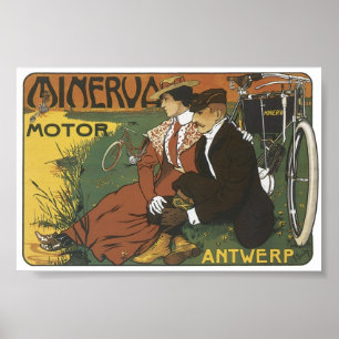 Póster Minerva Motor Antwerp