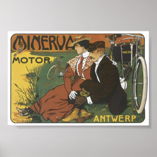 Póster Minerva Motor Antwerp