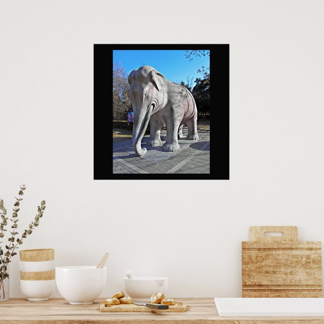 Póster Ming Tombs Elephant (Cocina)
