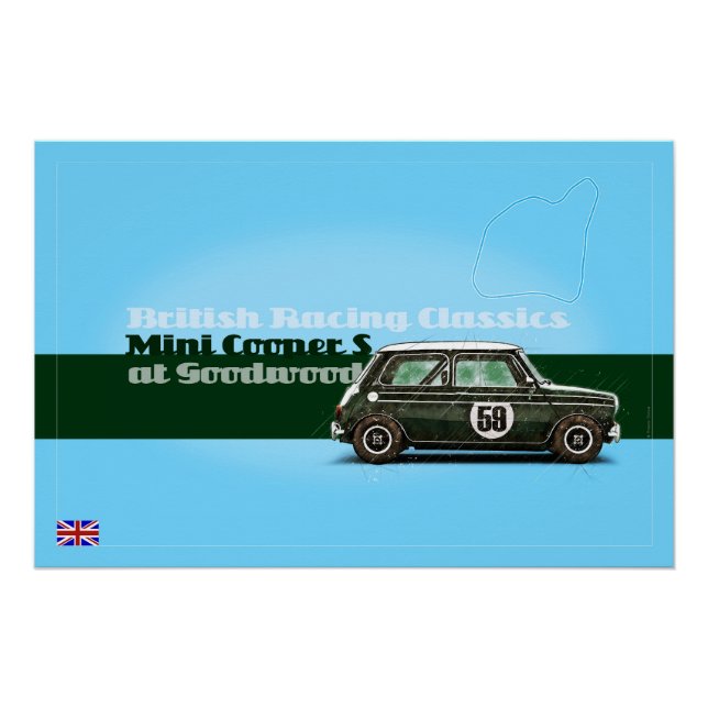 Póster Mini at Goodwood (Anverso)