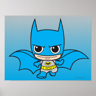 Póster Mini Batman Running