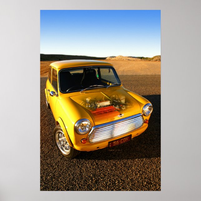 Póster Mini Cooper (Frente)