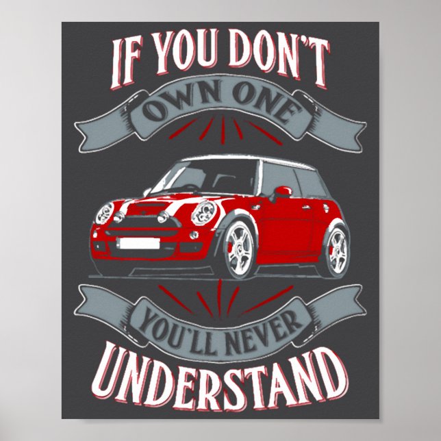 Póster Mini Cooper Mini Cooper You Dont Own One Mi  (Frente)
