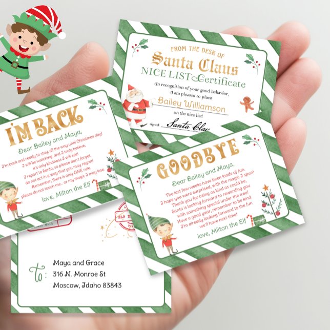 Póster Mini Elf Letras Imprimibles Magníficas Mini Santa  (Subido por el creador)