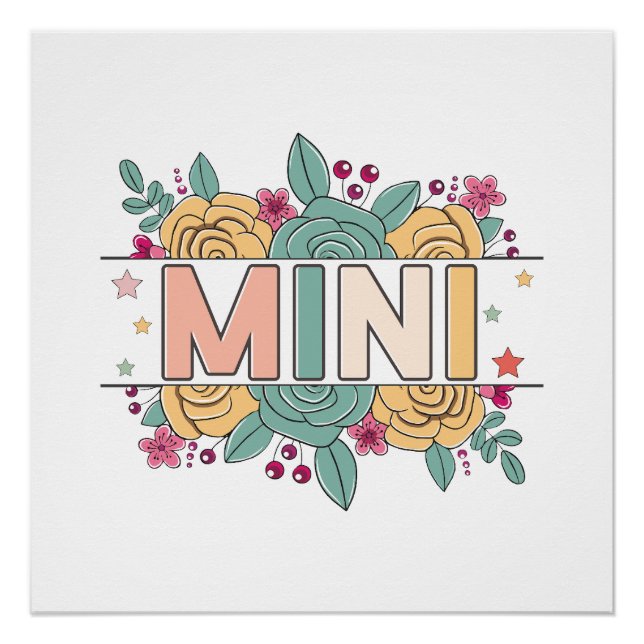 Póster Mini Flor (Anverso)