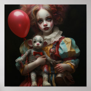 Póster Mini modelo caprichoso Poster con D realista