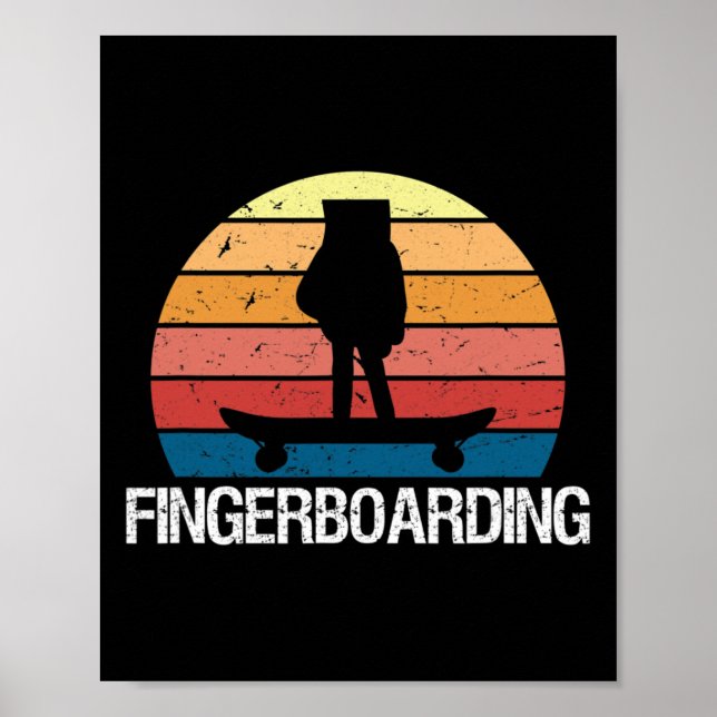 Póster Mini patineta dedo fingerboard  (Frente)