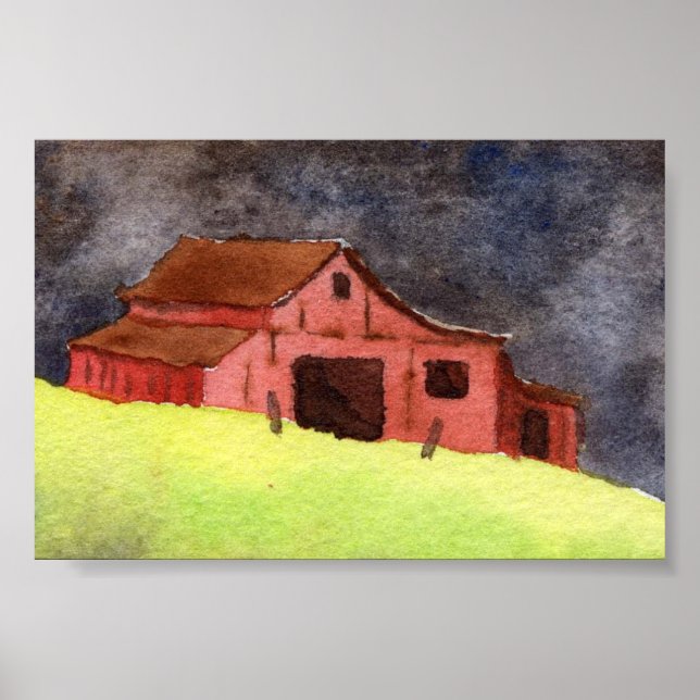 Póster Mini Poster de paisajes rurales (Frente)