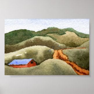 Póster Mini Poster de paisajes rurales