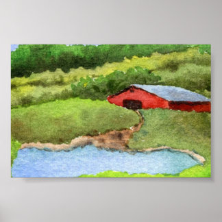 Póster Mini Poster de paisajes rurales