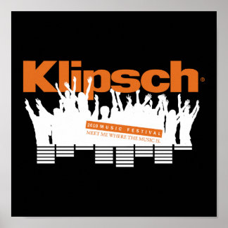 Póster Mini Poster del Festival de Música Klipsch 2010