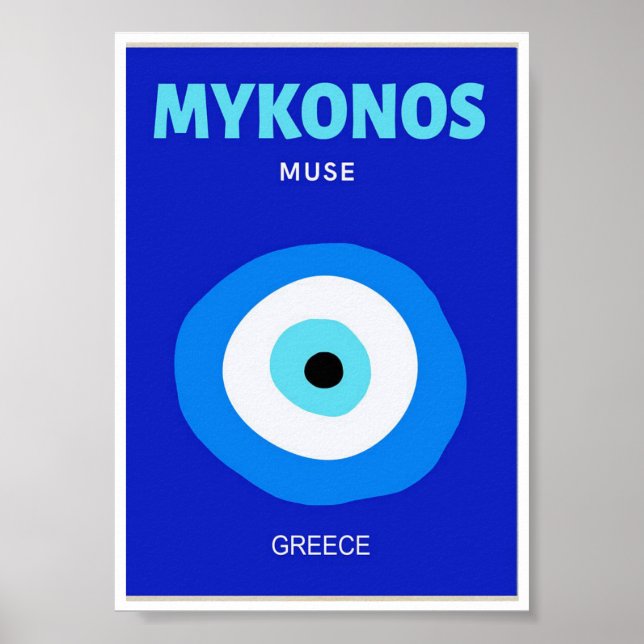 Póster Mini Poster - Mykonos Muse Grecia (Frente)