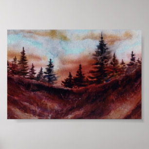 Póster Mini Poster Pinescape