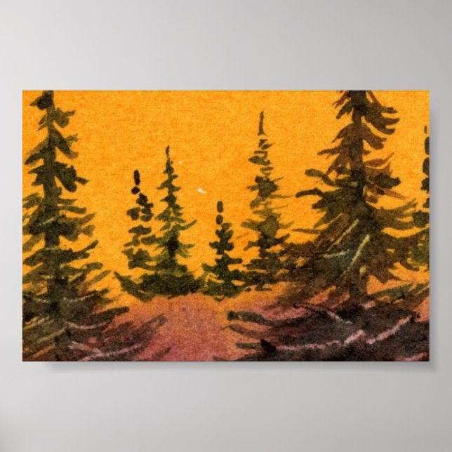 Póster Mini Poster Pinescape (Frente)