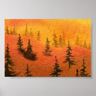 Póster Mini Poster Pinescape