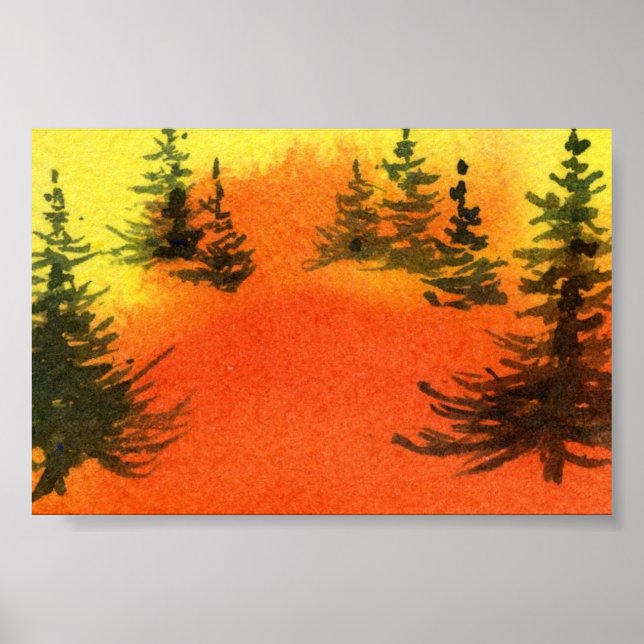 Póster Mini Poster Pinescape (Frente)