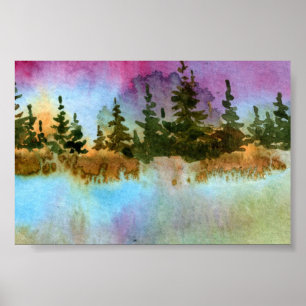 Póster Mini Poster Pinescape