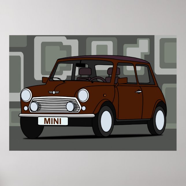 Póster Mini retro (Frente)