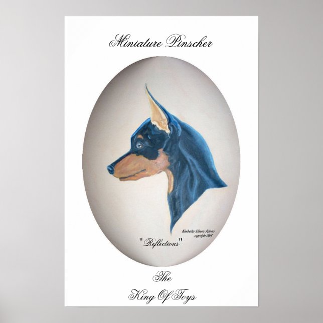 Póster Miniatura de Pinscher (Frente)