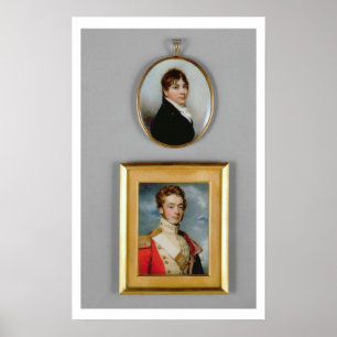 Póster Miniaturas de oficiales jovenes del 38.o Na de