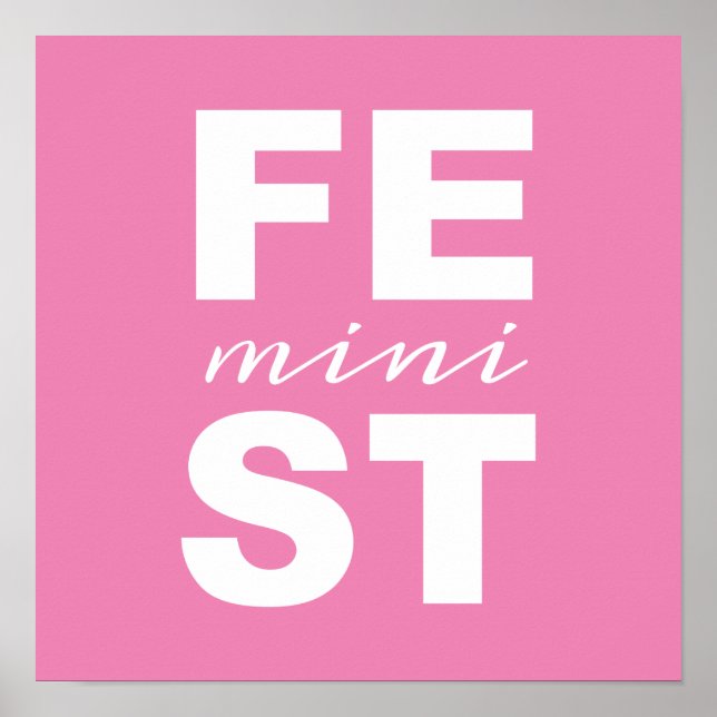 Póster minifeminista (Frente)
