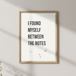 Póster Minimal Poetic Decor. Calm Bedroom