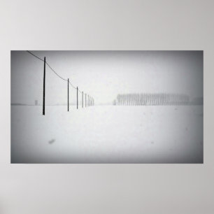 Póster Minimal Snow Poster