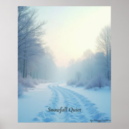 Póster Minimal Winter Calm Poster – Neutral Wall Art