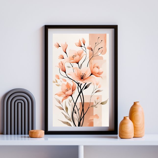Póster Minimalismo de Flor de Melocotón (Subido por el creador)
