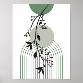 Póster Minimalismo floral