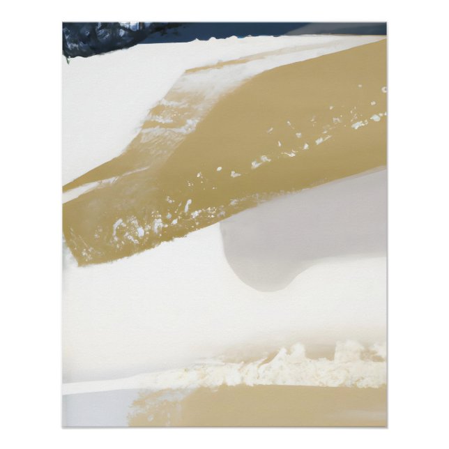 Póster Minimalist Beige and Cream Abstract Texture (Anverso)