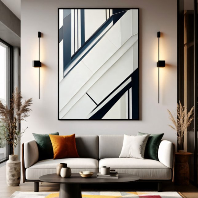 Póster Minimalist Diagonal Geometry (Subido por el creador)