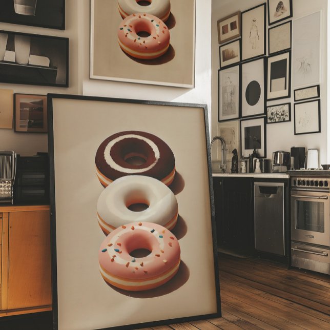 Póster Minimalist Donut Aesthetic Wall Art Poster (Subido por el creador)