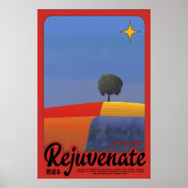 Póster Minimalist Landscape Art Print Inspirational