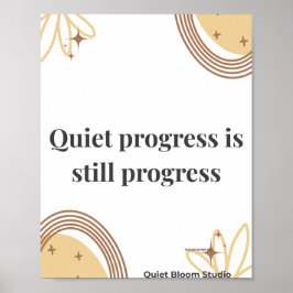 Póster Minimalist Motivation Quote