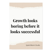 Minimalist Motivational Quote Poster 