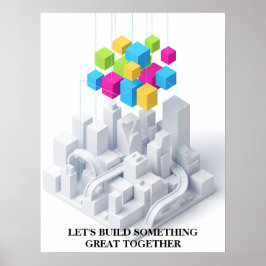 Póster Minimalist Motivational Wall Art Print