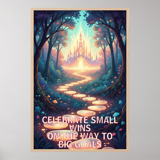 Póster Minimalist Motivational Wall Art Print/Inspiration (Frente)