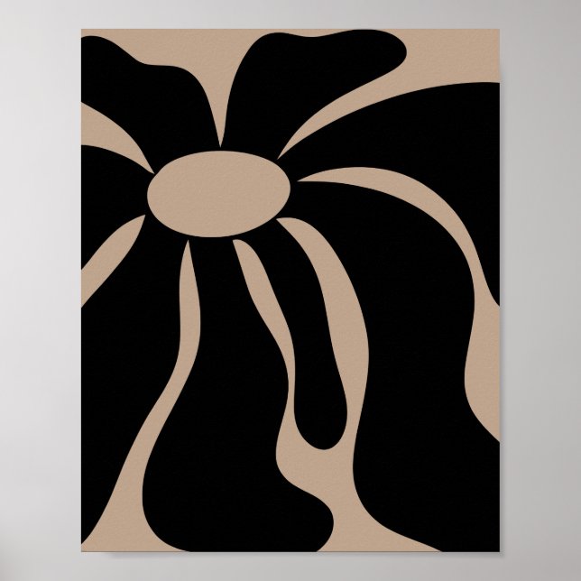 Póster Minimalist Retro Floral Matisse Style (Frente)