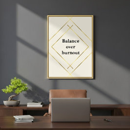 Póster Minimalist Wall Art Neutral Office Print Wall Art