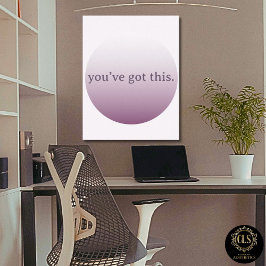 Póster Minimalist “You’ve Got This” Mauve
