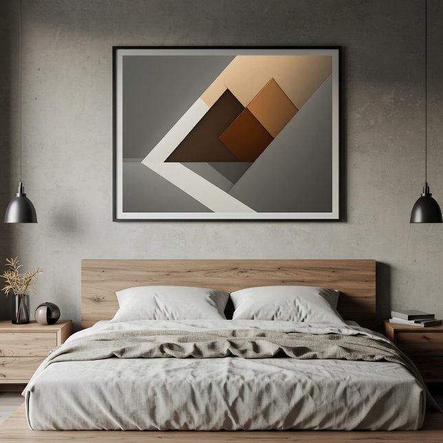 Póster Minimalista abstracto geométrico en capas (Subido por el creador)