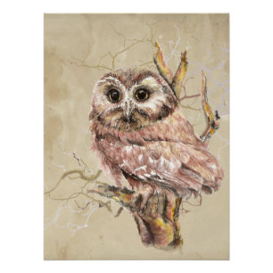 Póster Minimalista acuarela Imprimir arte para los amante