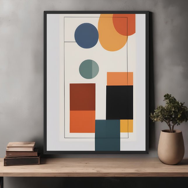 Póster Minimalista arte geométrico abstracto moderno (Subido por el creador)