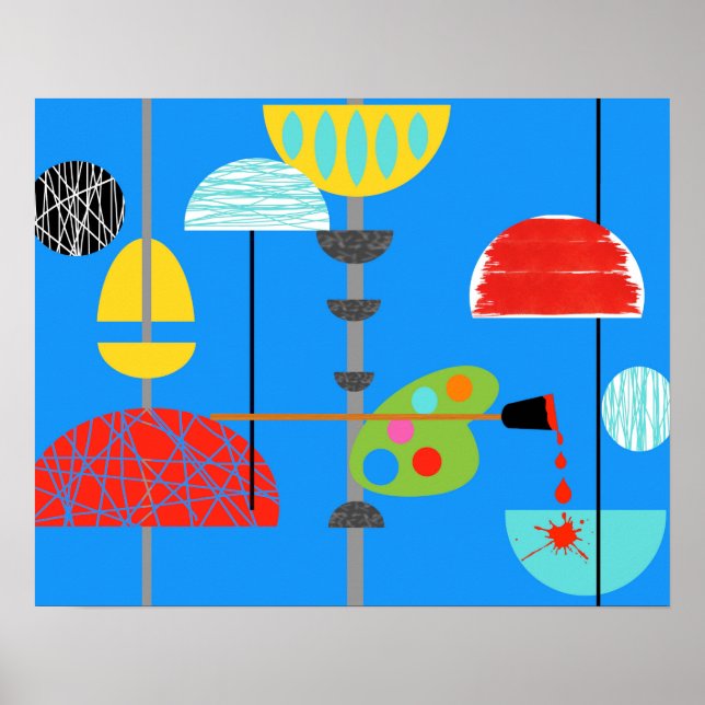 Poster minimalista de arte moderno (Frente)