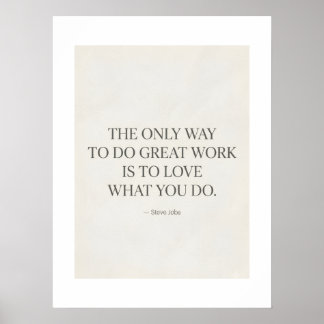 Póster minimalista de pared