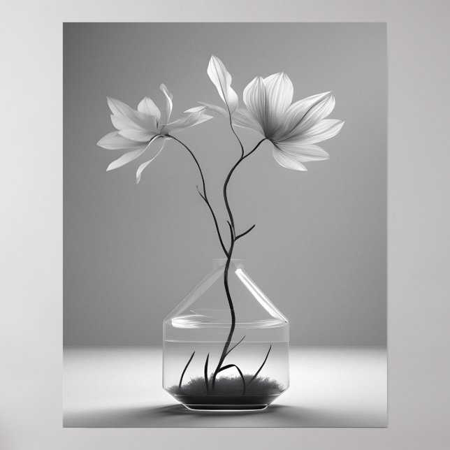 Póster Minimalista Elegancia Botánica  (Frente)