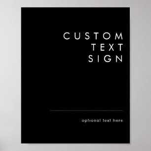 Póster Minimalista Moderna Tarjetas y Regalos Personali